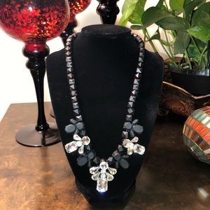 Black & Crystal Necklace